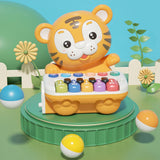 Maxbell Tiger Electronic Organ Toy Music Early Learning for Baby Birthday Yellow