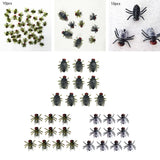 Maxbell Simulation Flies Insect Props for April Fools Day Joke Toy Prank Toy Props Large
