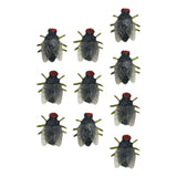 Maxbell Simulation Flies Insect Props for April Fools Day Joke Toy Prank Toy Props Large