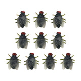 Maxbell Simulation Flies Insect Props for April Fools Day Joke Toy Prank Toy Props Large