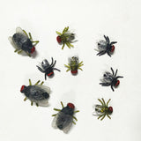 Maxbell Simulation Flies Insect Props for April Fools Day Joke Toy Prank Toy Props Large