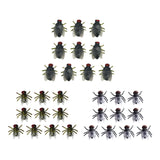 Maxbell Simulation Flies Insect Props for April Fools Day Joke Toy Prank Toy Props Large