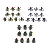 Maxbell Simulation Flies Insect Props for April Fools Day Joke Toy Prank Toy Props Large