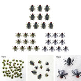 Maxbell Simulation Flies Insect Props for April Fools Day Joke Toy Prank Toy Props Large
