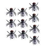 Maxbell Simulation Flies Insect Props for April Fools Day Joke Toy Prank Toy Props Black