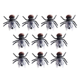 Maxbell Simulation Flies Insect Props for April Fools Day Joke Toy Prank Toy Props Black