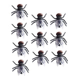 Maxbell Simulation Flies Insect Props for April Fools Day Joke Toy Prank Toy Props Black