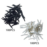 Maxbell 100x Maggot Grub Scary and Disgusting Halloween Birthday Gift black