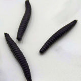 Maxbell 100x Maggot Grub Scary and Disgusting Halloween Birthday Gift black
