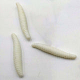 Maxbell 100x Maggot Grub Scary and Disgusting Halloween Birthday Gift white