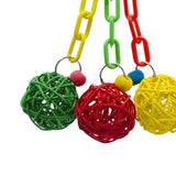 Maxbell Bite Hanging Cage Swing Supplies Tearing Toy for Lovebirds Conures