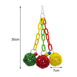 Maxbell Bite Hanging Cage Swing Supplies Tearing Toy for Lovebirds Conures