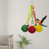 Maxbell Bite Hanging Cage Swing Supplies Tearing Toy for Lovebirds Conures