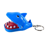 Maxbell Mouth Bite Finger with Keychain Teeth Game Backpack Accessories for Boys Shark