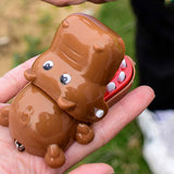 Maxbell Mouth Bite Finger with Keychain Teeth Game Backpack Accessories for Boys Hippo