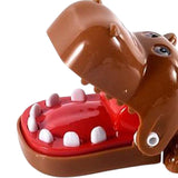 Maxbell Mouth Bite Finger with Keychain Teeth Game Backpack Accessories for Boys Hippo