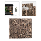 Maxbell Reptile Bark Backdrop Wall Decor Rough Texture for Garden Decoration 18cmx16cm