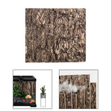 Maxbell Reptile Bark Backdrop Wall Decor Rough Texture for Garden Decoration 18cmx16cm