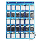 Maxbell Pocket Chart Underwear Sock Storage Multi Pocket Storage Bag Wall Hanging 63.5x80cm