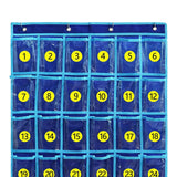 Maxbell Pocket Chart Underwear Sock Storage Multi Pocket Storage Bag Wall Hanging 63.5x80cm