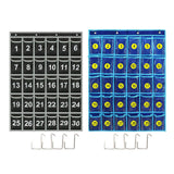 Maxbell Pocket Chart Underwear Sock Storage Multi Pocket Storage Bag Wall Hanging 63.5x80cm