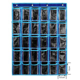 Maxbell Pocket Chart Underwear Sock Storage Multi Pocket Storage Bag Wall Hanging 63.5x80cm
