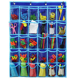 Maxbell Pocket Chart Underwear Sock Storage Multi Pocket Storage Bag Wall Hanging 63.5x80cm