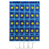Maxbell Pocket Chart Underwear Sock Storage Multi Pocket Storage Bag Wall Hanging 63.5x80cm