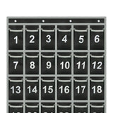 Maxbell Pocket Chart Underwear Sock Storage Multi Pocket Storage Bag Wall Hanging 59x79cm