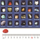 Maxbell 24 Pieces Ore Specimen Natural Mixed Lucky for Children 24PCS