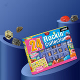 Maxbell 24 Pieces Ore Specimen Natural Mixed Lucky for Children 24PCS