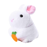 Maxbell Stuffed Plush Animal Toys Clockwork Cartoon for Bedroom Office Living Room Rabbit