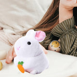 Maxbell Stuffed Plush Animal Toys Clockwork Cartoon for Bedroom Office Living Room Rabbit