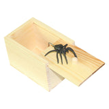 Maxbell Wooden Prank Spider Scare Box Practical Joke for Halloween Adults