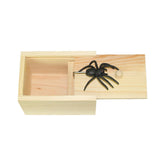 Maxbell Wooden Prank Spider Scare Box Practical Joke for Halloween Adults