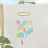Maxbell Creative Colorful Shell Wind Chime Pendant Props for Home Outside Ornaments