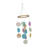 Maxbell Creative Colorful Shell Wind Chime Pendant Props for Home Outside Ornaments