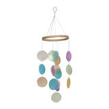 Maxbell Creative Colorful Shell Wind Chime Pendant Props for Home Outside Ornaments