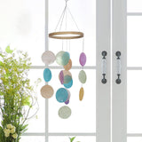 Maxbell Creative Colorful Shell Wind Chime Pendant Props for Home Outside Ornaments
