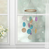 Maxbell Creative Colorful Shell Wind Chime Pendant Props for Home Outside Ornaments