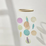 Maxbell Creative Colorful Shell Wind Chime Pendant Props for Home Outside Ornaments