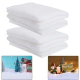 Maxbell 2 Pieces Snow Blanket Roll Covering Decorations Thickened for Carpet