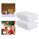 Maxbell 2 Pieces Snow Blanket Roll Covering Decorations Thickened for Carpet