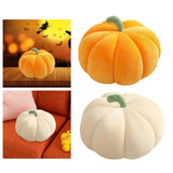 Maxbell Plush Stuffed Pumpkin Throw Pillow for Photography Props Halloween Bedroom Orange