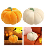 Maxbell Plush Stuffed Pumpkin Throw Pillow for Photography Props Halloween Bedroom Orange