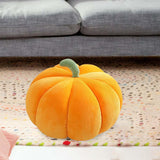 Maxbell Plush Stuffed Pumpkin Throw Pillow for Photography Props Halloween Bedroom Orange