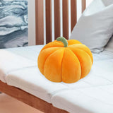 Maxbell Plush Stuffed Pumpkin Throw Pillow for Photography Props Halloween Bedroom Orange