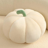 Maxbell Plush Stuffed Pumpkin Throw Pillow for Photography Props Halloween Bedroom Beige