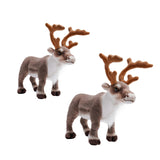 Maxbell Reindeer Plush Toy Stuffed Animal Gift Ornament for Christmas Kids Desktop 35cm