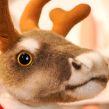 Maxbell Reindeer Plush Toy Stuffed Animal Gift Ornament for Christmas Kids Desktop 35cm